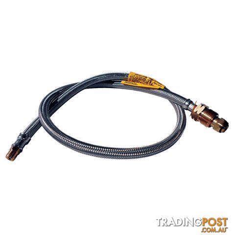 8mm S/S Flexible Hose 900mm For Double Bottle Kits
