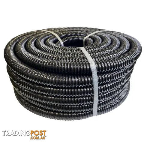COAST RV Black Sullage Waste Hose - 30m Bulk Roll - 25mm I.D.