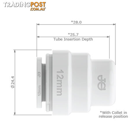 JG Watermark 12mm End Cap - photo 2 of 2