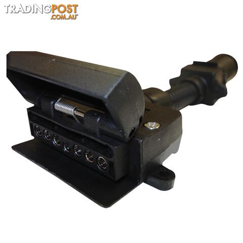 Narva Trailer Adaptor 7 Pin Round Car To 7 Pin Flat Van