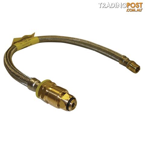 8mm S/S Flexible Hose 450mm For Double Bottle Kits