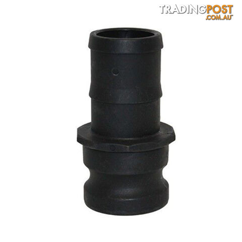 POLY CAMLOCK E.- Male Connector to Hose Barb - 25mm.