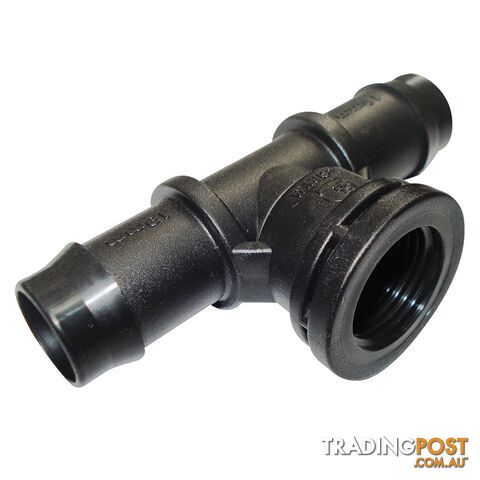 19mm Barbed x 1/2" BSP Female Threaded Tee