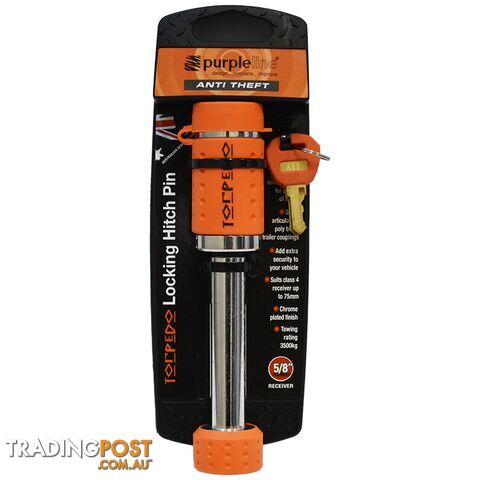 Purpleline Torpedo Hitch Pin Lock