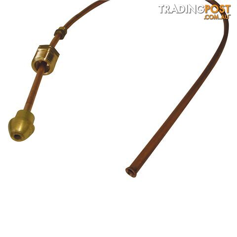 Copper Pigtail POL x 1/4" Inverted Flare (750mm)