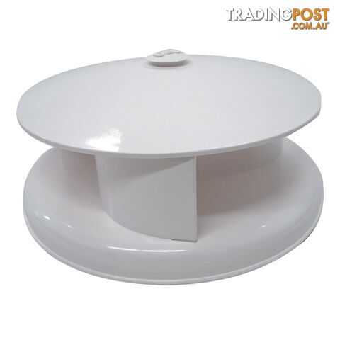 Rotary Vent Plastic White