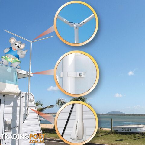 Foldaway Standard Caravan TV Antenna