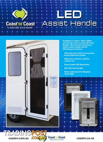LED ASSIST HANDLE BLACK - photo 3 of 3