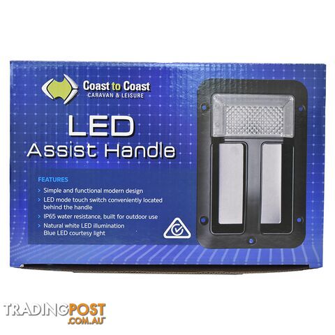 LED ASSIST HANDLE BLACK - photo 2 of 3