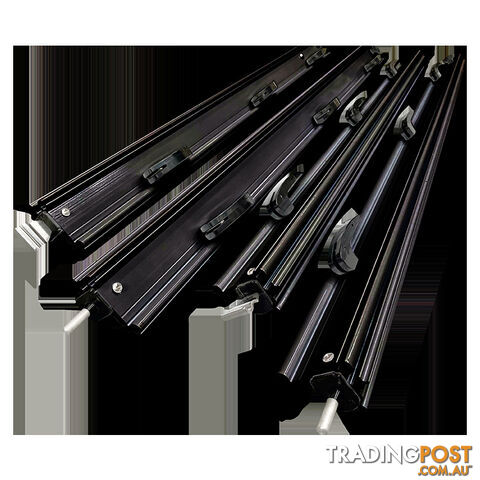 Coast RV Awning Flap Eliminator Kit - Small Black - 210 to 220cm