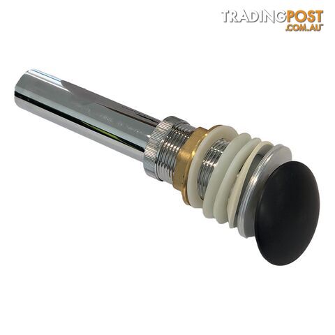 Matt Black Push Button Waste for Black Ceramic Basins
