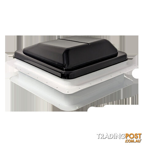 Coast RV 14x14 Black Wind-Up Roof Vent With 12V FAN - photo 2 of 2