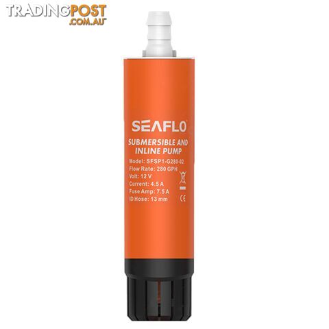 SEAFLO 280 GPH Submersible/Inline Combo 12V Water Pump