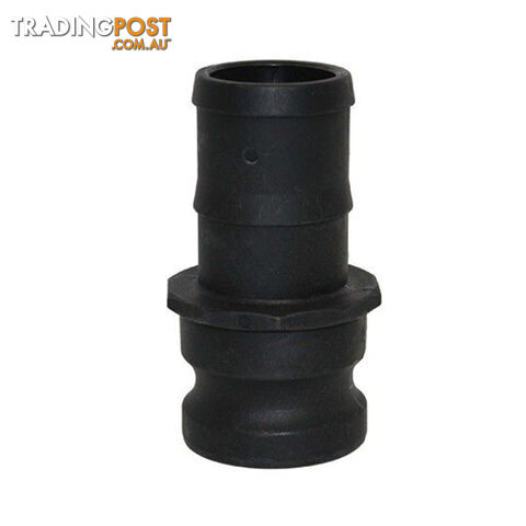 POLY CAMLOCK E.- Male Connector to Hose Barb - 40mm.