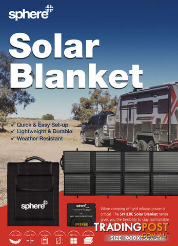 SPHERE 200W Solar Blanket - 1900x730x5mm - photo 3 of 3