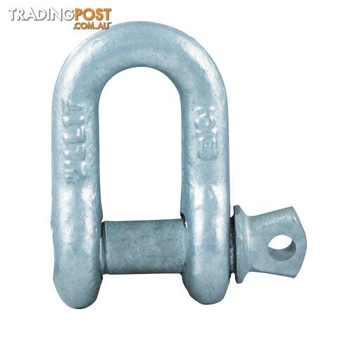 Dee Shackle 10mm Galvanised (Rated to 1 tonne)