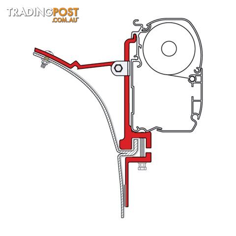 Fiamma Awning Van Fitting Brackets