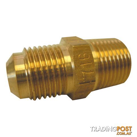 SAE Male x BSP Tapered Male Union 3/8" x 3/8"