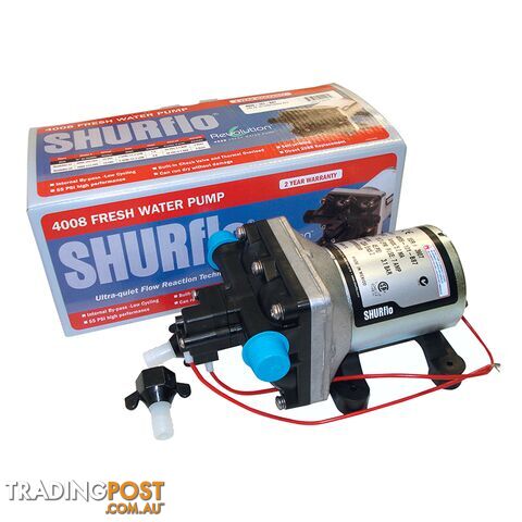 Shurflo 12V 4009 Water Pump With Fittings (C-Tick Approved)