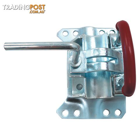 Adjustable swivel jockey wheel bracket