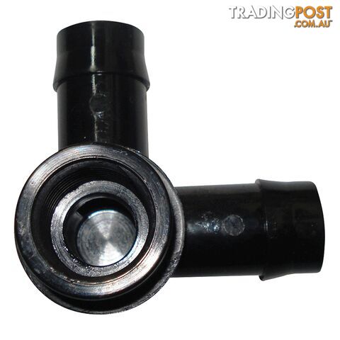 19mm Barbed x 1/2" BSP Female Threaded Corner Elbow