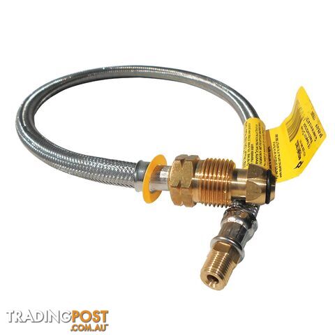 8mm S/S Flexible Hose 600mm For Double Bottle Kits