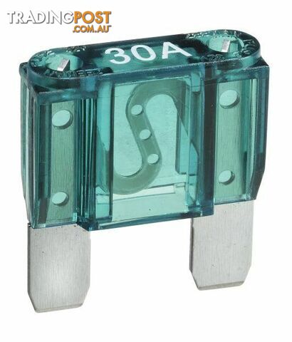 NARVA 30 Amp GREEN MAXI-Blade Fuse - 10 Per Box. 52930