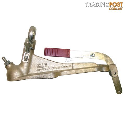 Alko 3500kg Electric Coupling With Hand Brake Zinc Plated