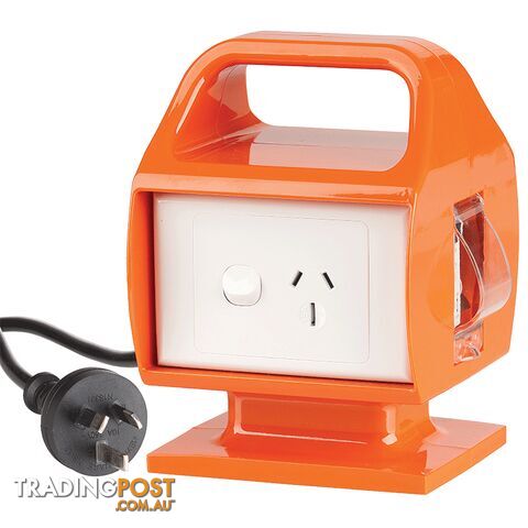Portable RCD With 15A To 10A Mains Plug Conversion