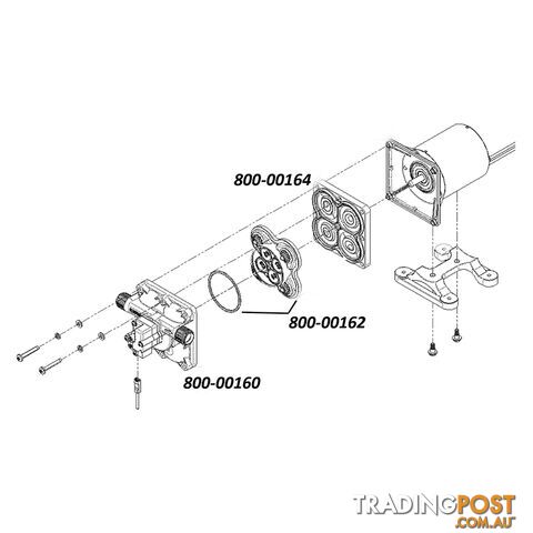 Replacement Drive Assembly#3 - Shurflo 4009 Pump