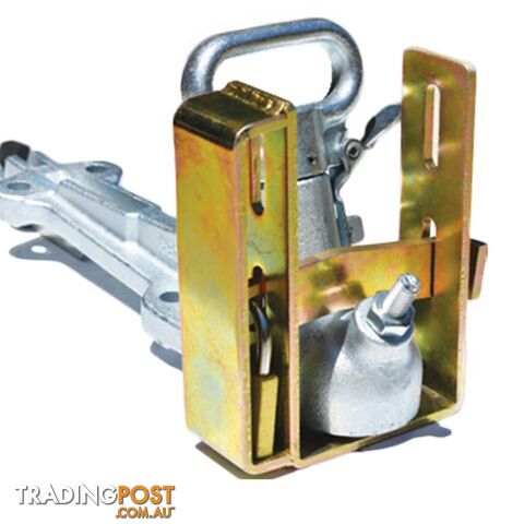 Dual Trailer Coupling Lock Heavy Duty - Inc. Padlock