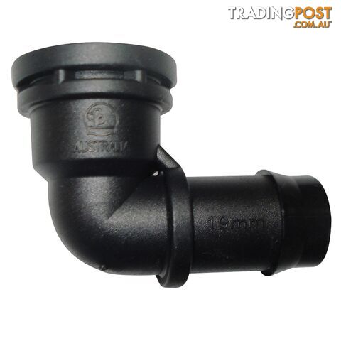 19mm Barbed X 1/2" BSP Female Threaded Elbow
