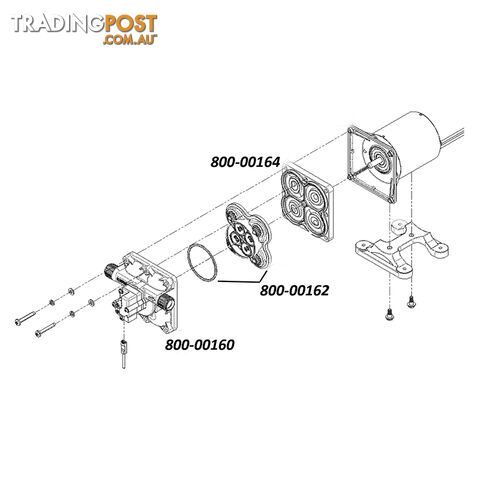 Replacement Upper Assembly#1 - Shurflo 4009 Pump