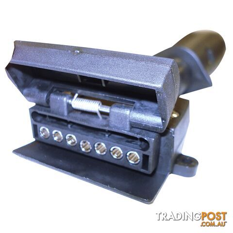 Narva Trailer Adaptor 7 Pin Large Round Car To 7 Pin Flat Van