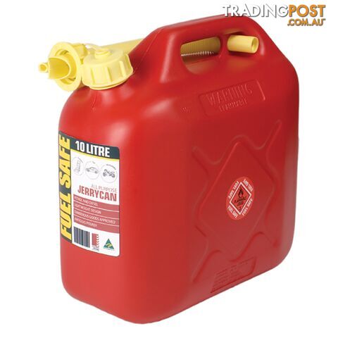 Fuel Safe All Plastic Can - 10L