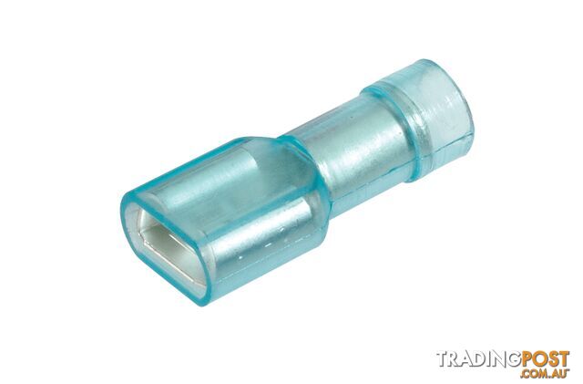 NARVA 6.3x0.8mm Trans-BLUE Female Blade TERMINAL t/s 4mm - 100 Per Box. 56143
