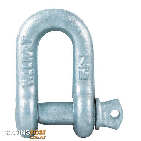 Dee Shackle 13mm Galvanised (Rated to 2 Tonne)
