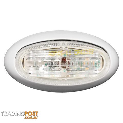 Caravan LED Clearance Light - White Body