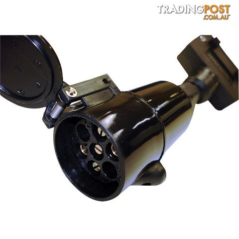 Narva Trailer Adaptor 7 Pin Flat Car To 5 Pin Large Round Van
