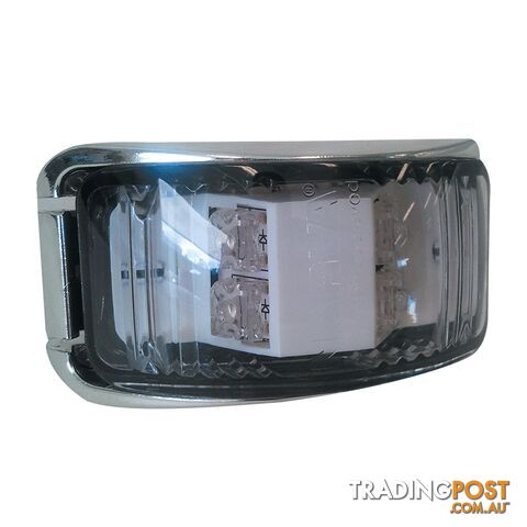 Narva L.E.D. Side Indicator Lamp Amber With Chrome Base