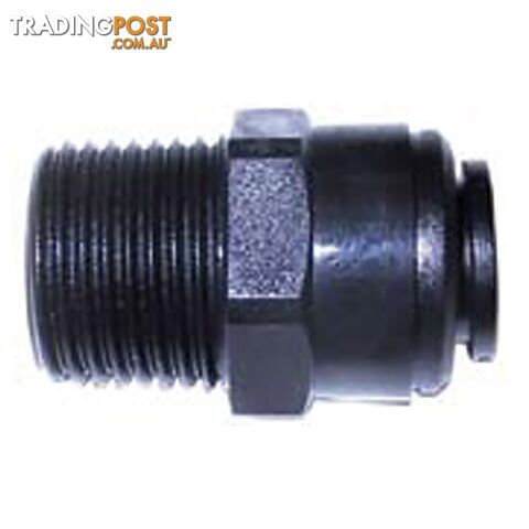 John Guest Straight 12mm x 1/2 BSPT Male Adapter