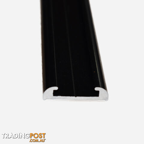 TRULINE FLAT ALUMINIUM BLACK Narrow 4.8 M