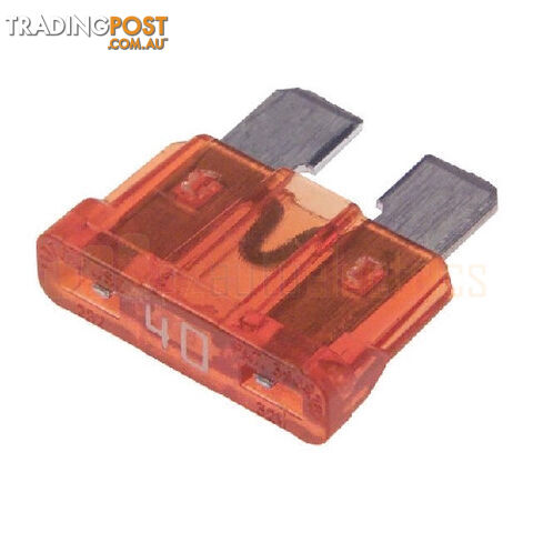 NARVA 40 Amp Light BROWN ATS Blade Fuse - 50 Per Box. 52840