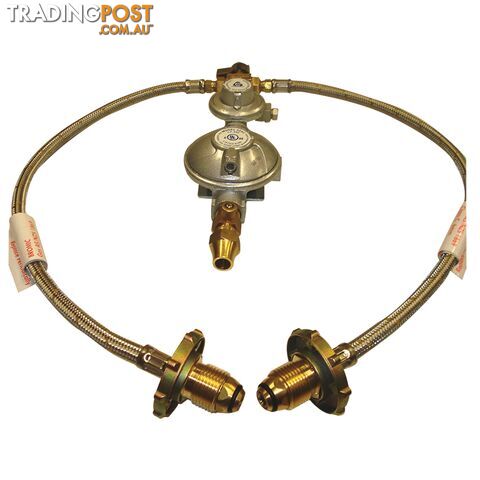 Dual Gas Cylinder Regulator Kit
