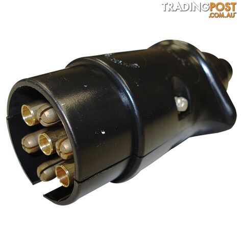 Narva Trailer Plug 7 Pin Large Round Plastic Blister Pack
