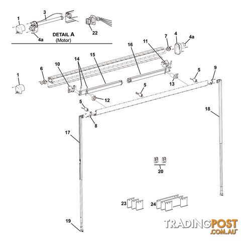 Freedom Hardware Pack 2.43m to 4.0m