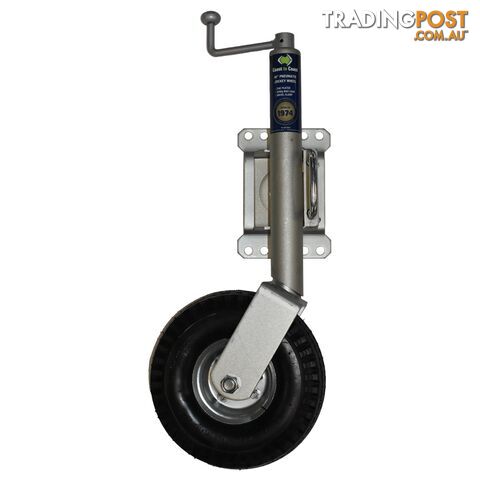 Coast 10" Pneumatic Jockey Wheel + Swivel Clamp