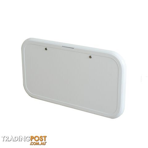 Caravan Picnic Table White 4RC & Backing Plate - 800 x 445mm