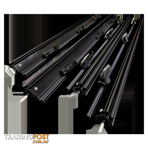 Coast RV Awning Flap Eliminator Kit - Medium Black - 220 to 230cm