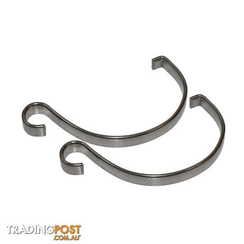 Pair of Roll Out Awning Tie Down Clamps